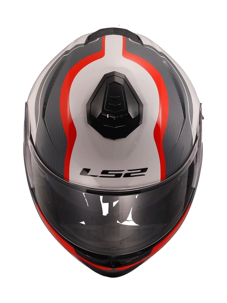 LS2 STROBE 2 MONZA SİYAH-BEYAZ-KIRMIZI KASK